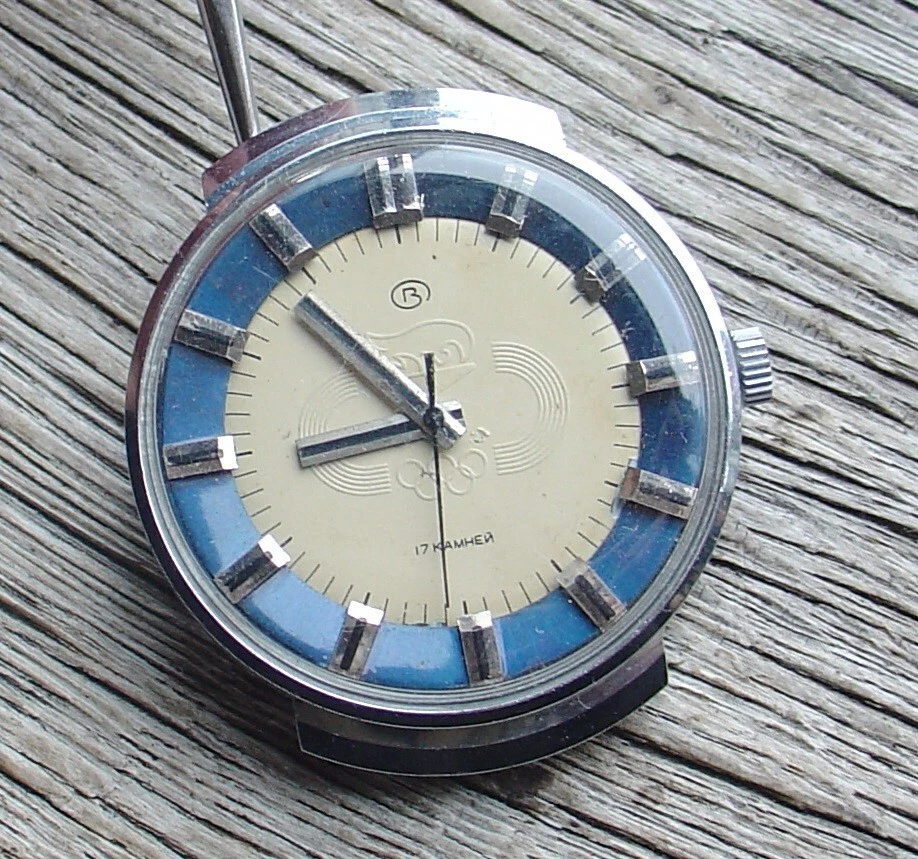 SOVIET RUSSIAN COLLECTIBLE WOSTOK (VOSTOK) - OLYMPICS - 1980 MENS WATCH serviced - Image 4 of 4