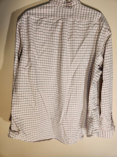 Ralph Lauren Men's Shirt XXL White Plaid Long Sleeve Button - Picture 2 of 8