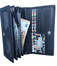 portafoglio donna VERA PELLE enrico coveri portamonete portacarte documenti