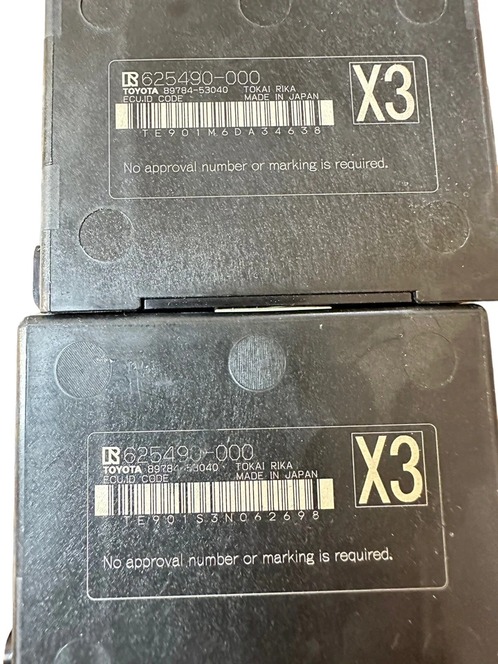 Módulo de control de inmovilizador Lexus NX 300/ RC300 2018 625490-000 OEM (juego de 2) Foto 2 de 3