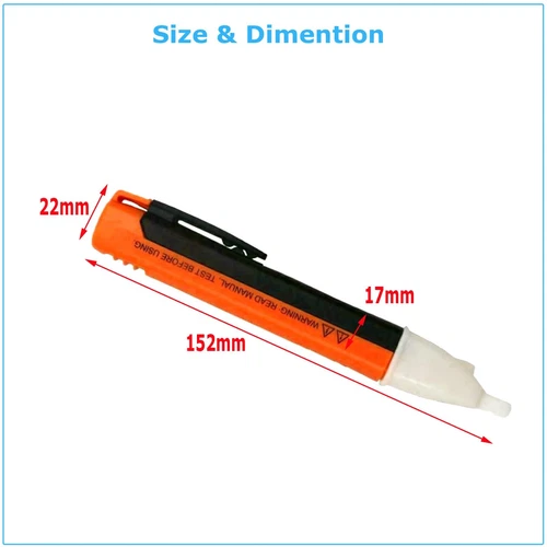 Voltage Electric Tester Volt Detector Test Pen AC DC No Contact Sensor 90-1000V - Picture 10 of 11