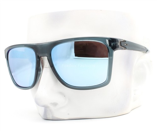 Oakley Sonnenbrille Leffingwell OO9100-0557 Crystal Black Polarized Prizm Display