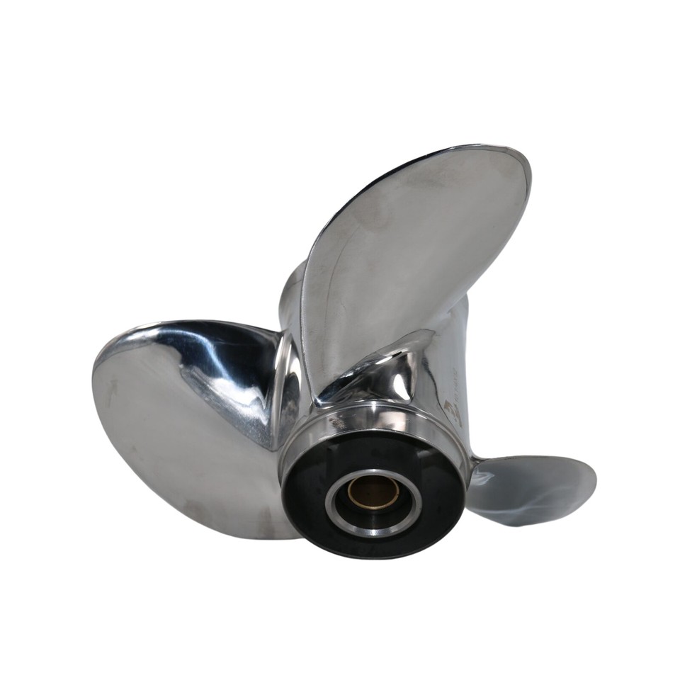 Boatman Elica Motore Barca 9 1/4x10 Fit Suzuki 8-20HP Elica Fuoribordo in Lega di Alluminio OEM No.58100-90L60-019,10 Dente Scanalato 3 Lame,RH