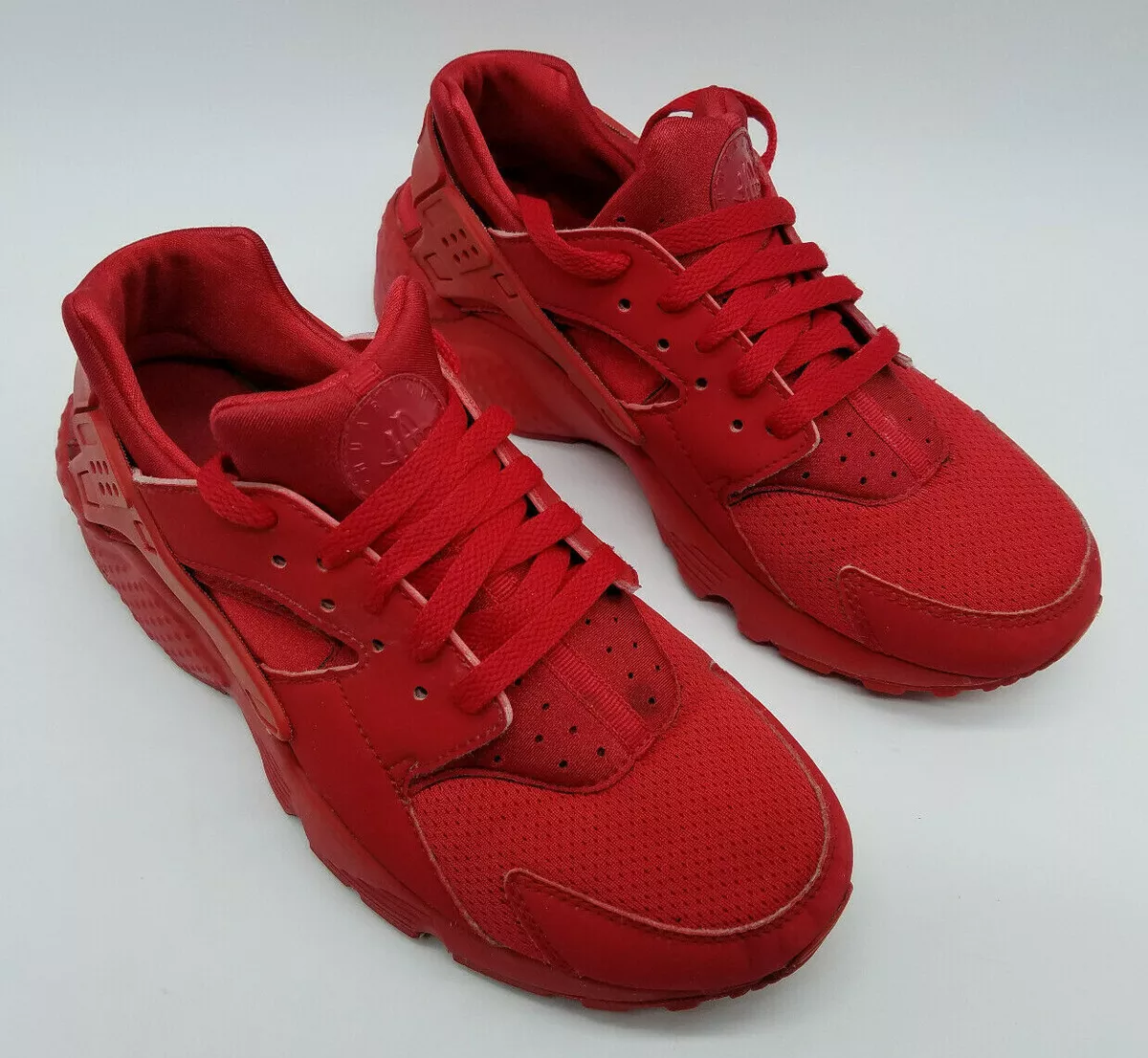 kasteel dok Ruwe olie Nike Air Huarache Run (GS) Sneakers Red Youth Size 6/ Women&#039;s Size 7.5  | eBay