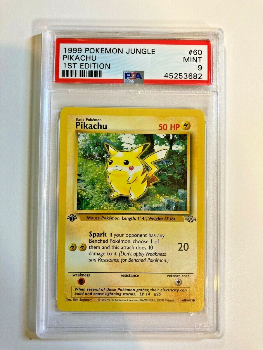 Pikachu - PSA 9 1st Edition Jungle Set 60/64 - Mint | eBay