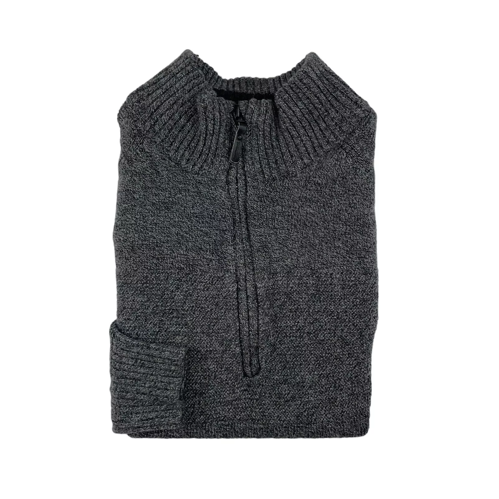 smartwool midweight knit wool blend 1/2 zip sweater