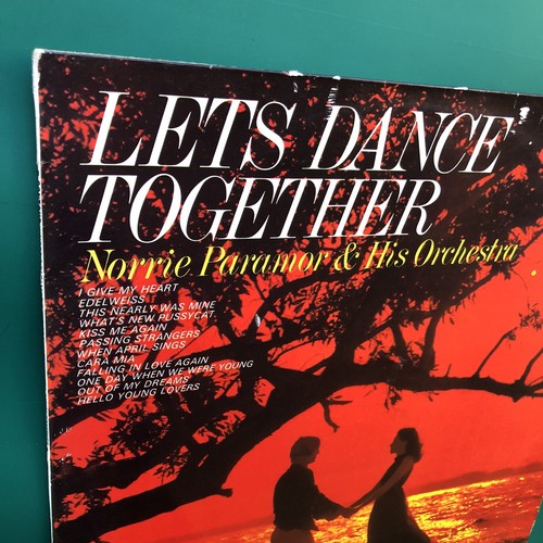 Norrie Paramor Orchestra LETS DANCE TOGETHER Jazz Big Band LP Cara Mia Edelweiss - Picture 3 of 12