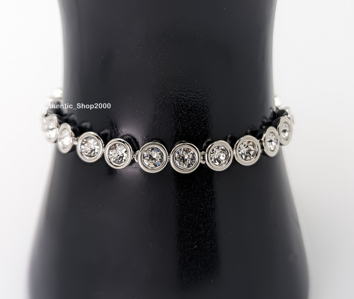 New 100% Authentic SWAROVSKI Sparkling Imber Rhodium Pl