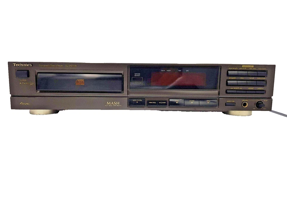 Technics SL-P277A Compact Disc CD Player Stereo Deck MASH Vintage HiFi Black - Image 3 of 4