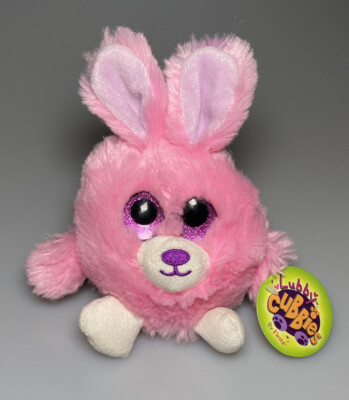 NWT Pink Bunny Rabbit Plush Stuffed Animal Soft Toy Fiesta 6” Lubby ...