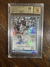 2019 Topps Chrome Update Refractor Fernando Tatis Jr. Padres RC AUTO Pristine 10