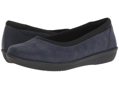 clarks ayla low navy