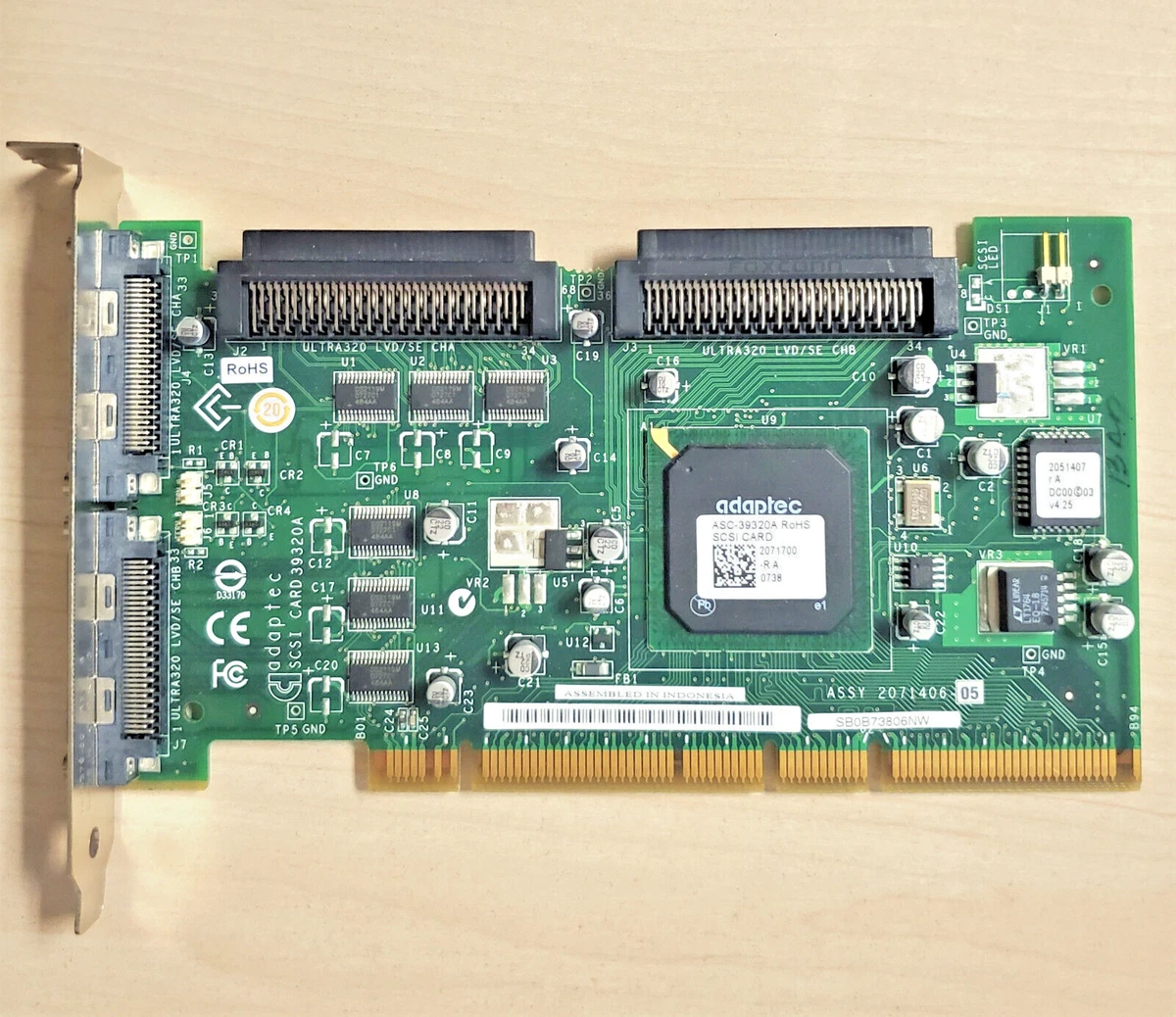 Carte RAID Adaptec AAA-133U2 SCSI Ultra 2 - PCI - NON TESTÉE