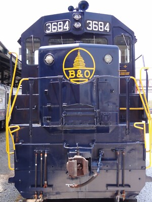 B&O EMD GP40 3684 B&O Railroad Museum, Baltimore MD 2012 8 x 10 Photo