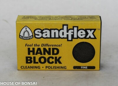 Klingspor Sandflex Abrasive Sanding Hand Block for Tool Maintenance - Fine Grit