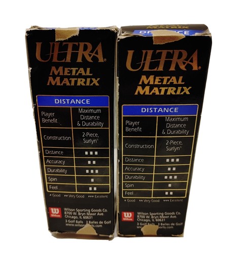 Wilson #4 Ultra Metal Matrix Distance Golf Balls (2 packs 5 Balls) Made In USA - Picture 2 of 9
