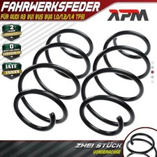 2x Federn Fahrwerksfeder Vorderachse für Audi A3 8V1 8VS 8VA 1.0/1.2/1.4 TFSI