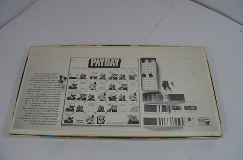 VTG RARE 1975 Pay Day Board Game COMPLETE Where Does All The Money Go - Imagen 4 de 8