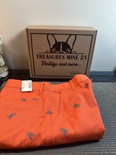 The Children  s Place Boys Size 8 Shorts  NWT. Orange With Sharks 968 