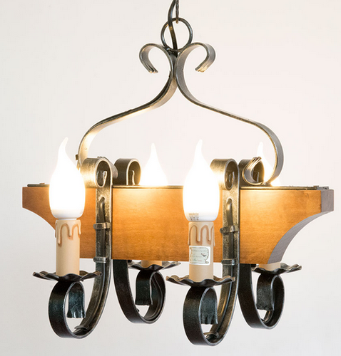 Grand lustre fer forge sur Gens de Confiance
