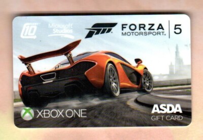 ASDA ( UK ) FORZA Motorsport 5, X-BOX ONE ( 2013 ) Gift Card ( $0 )