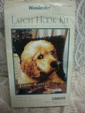 Puppy Love just Labs Rug Latch Hook Kit 12 x 12 wonder art 4670 Yarn Crafts