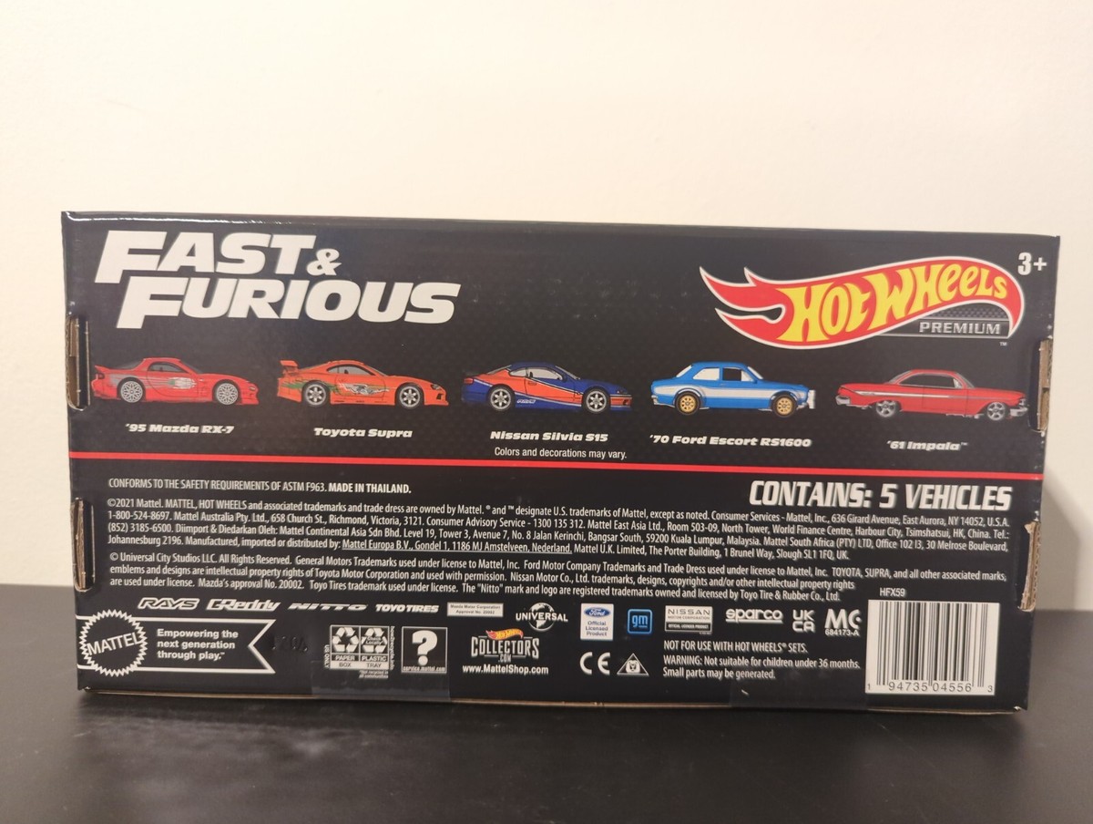 Hot Wheels Fast And Furious Premium The Racer's Edge Box Set