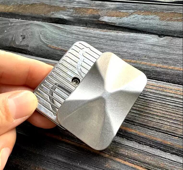 Fidget Slider EDC En Alliage De Titane – Flottant, Percée Libre, Anti-stress 2025