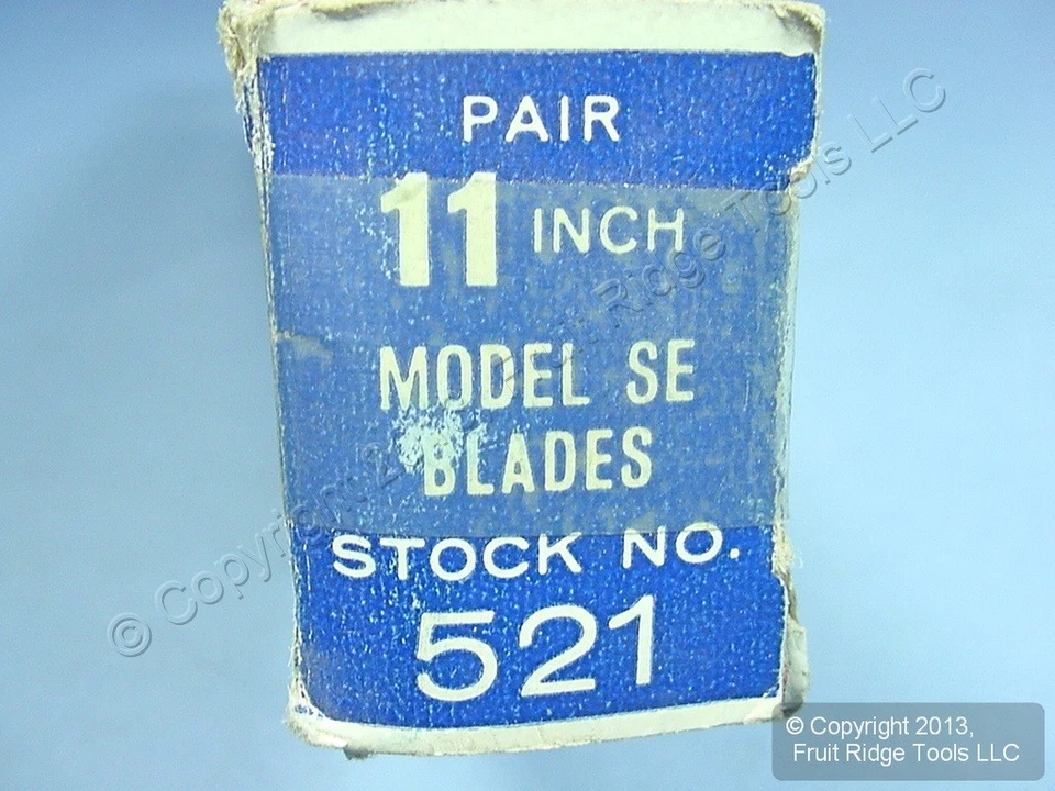 PAR DE LIMPIAPARABRISAS ANCO 521 Modelo SE Extremo Recto Rain Master 11" Hecho en EE. UU. Foto 4 de 4