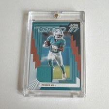 Panini 2025 Score Tyreek Hill #ZON-THL Miami Dolphins Zoned In Memorabilia NFL