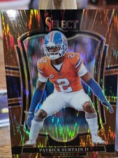 Panini 2025 Select Patrick Surtain II Broncos Premier Level Light Blue /99 #111