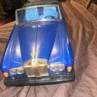 Zima 1982 Vintage Barbie Rare Blue-Silver Rolls Royce Classic Convertible As Is