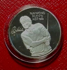 Raymond Floyd 1989 PGA Golf Tour Hall Of Fame 1 Troy oz.999 Silver Round