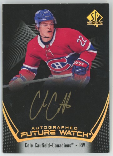 Cole Caufield [Autograph] #101 2021 SP Authentic card