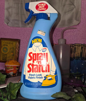 Spray 'n Starch Fresh Look Laundry Starch Spray 16 fl oz, No Clog