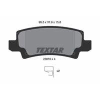 Textar BremsbeläGe Bremsbelegsatz Hinten FüR Toyota Corolla