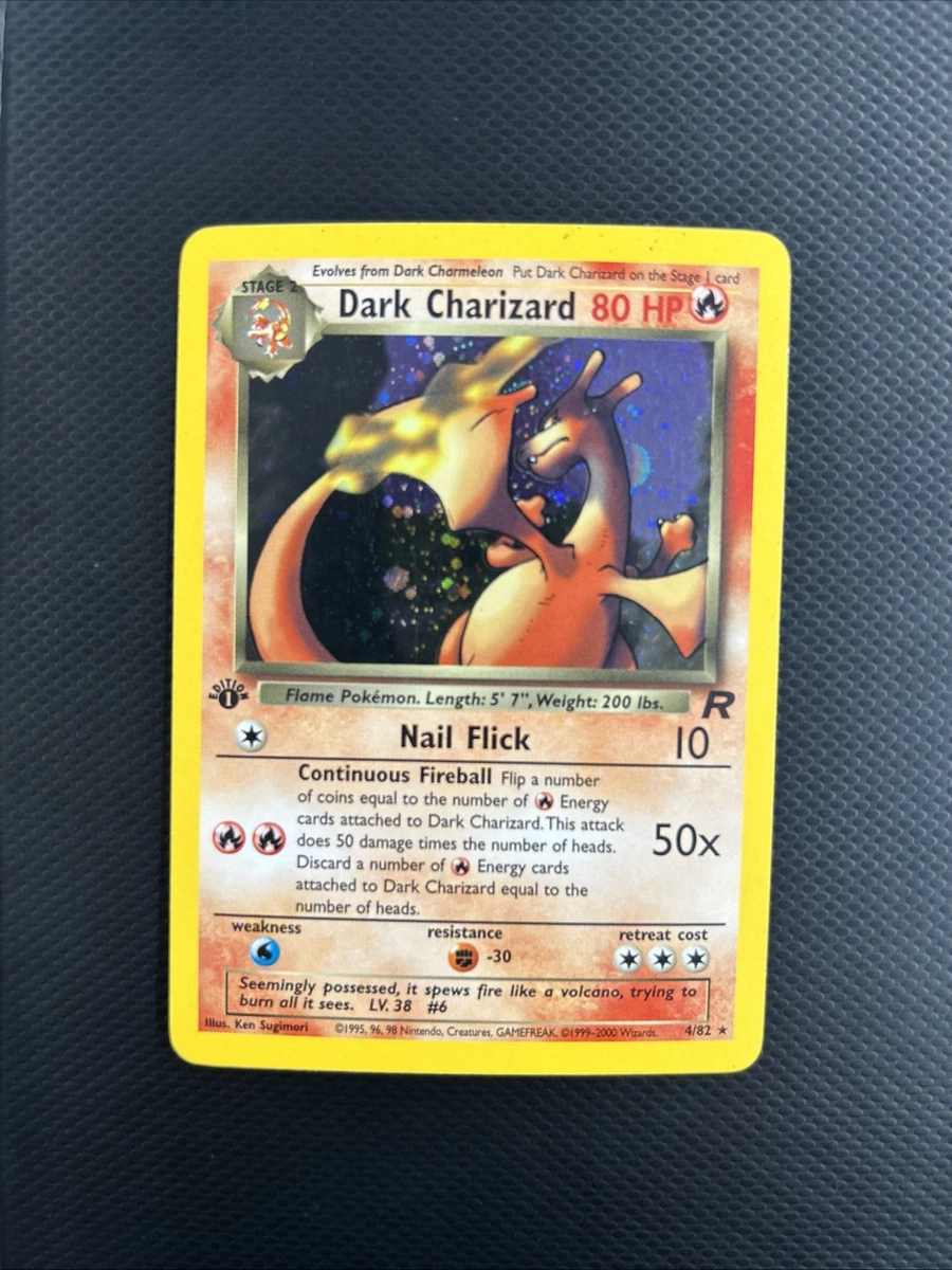 わるいリザードン 英語Dark Charizard Non-Holo 1999 Pokemon Team