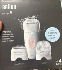 Braun Silk-épil 5 Epilator + ShaverTrimmer Comb & Exfoliation, Wet&Dry, SE5-060