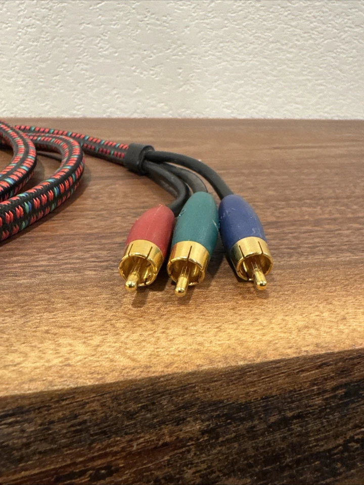 AudioQuest CinemaQuest YIQ-X Component Cable 2 Meter 2M RGB-Used - Image 3 of 3