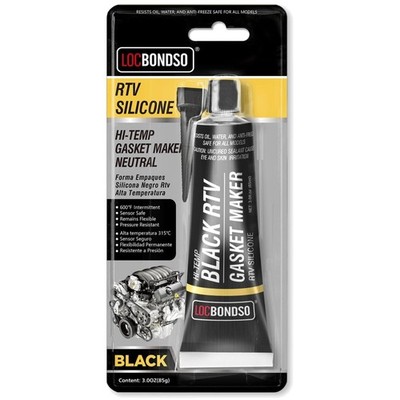 RTV Silikon Dichtmasse Schwarz 85g - Hitzebeständig und Benzinfest für Motoren