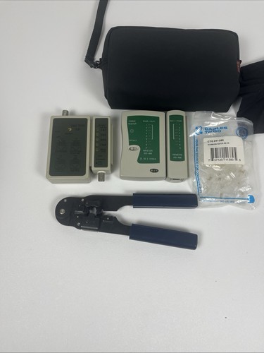 Techgear network Cable Crimper & Tester Kit Not Tested