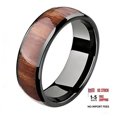 T5577 Chip Epoxy Wood Grain Ceramic Rewritable 125kHz RFID Smart US#7 56MM