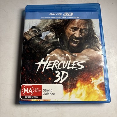 Hercules 3D (Blu-ray 3D, 2014) Dwayne Johnson Region B