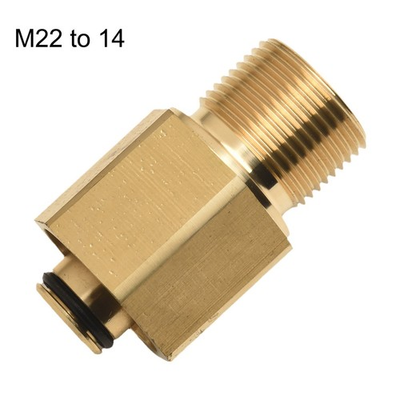 #ad 1PC M22 Brass Male High Pressure Hose Adapter Pressure Washer Quick Coupler $18.17