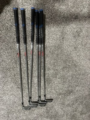 KBS Tour Iron Set 6 Clubs Steel Shafts Silver Black Grips