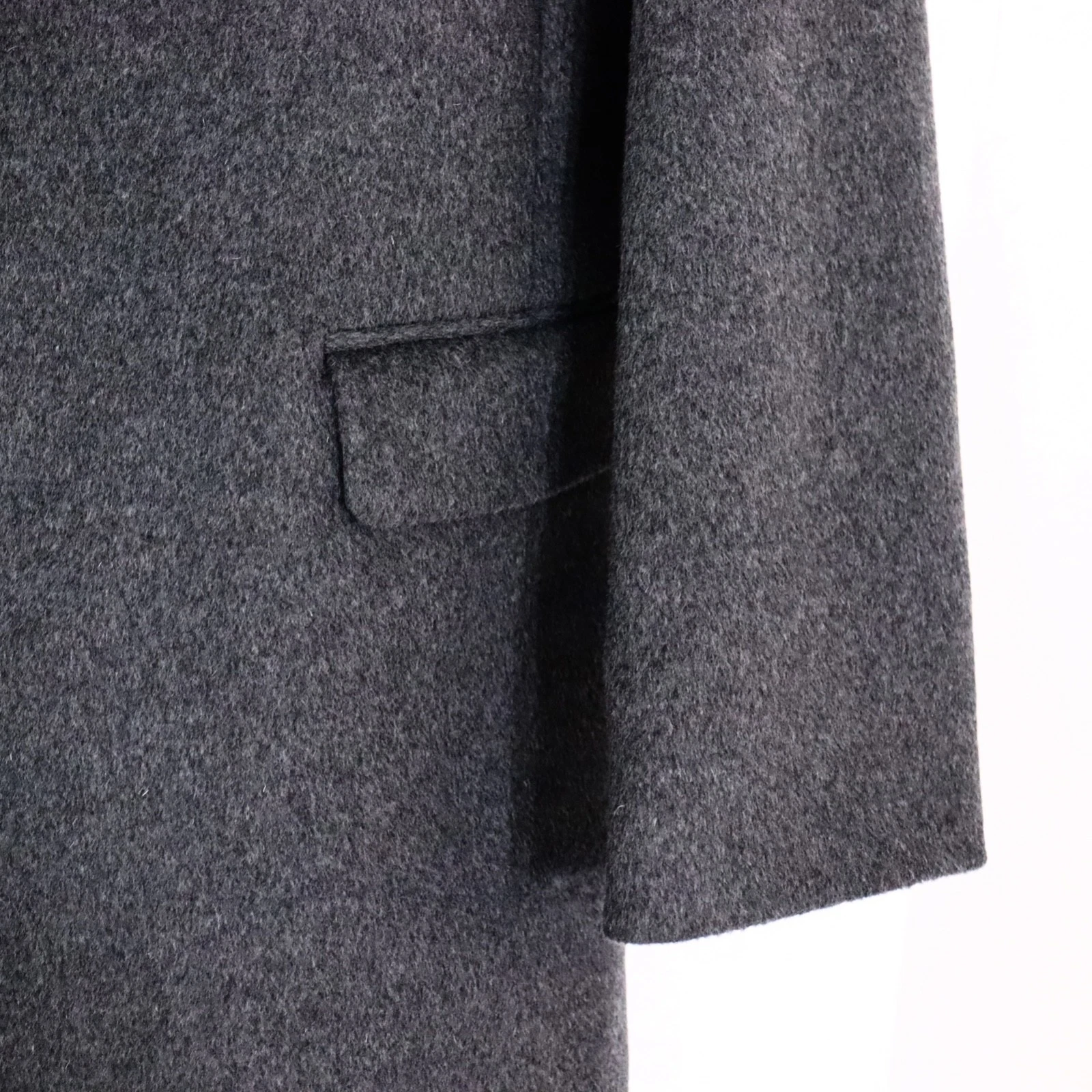 NWOT Mens Cashmere Blend Overcoat XS Dark Gray Coat Calvin Klein Studio Topcoat - product detail image 5