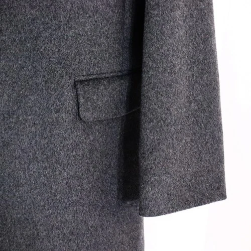 NWOT Mens Cashmere Blend Overcoat XS Dark Gray Coat Calvin Klein Studio Topcoat image 5