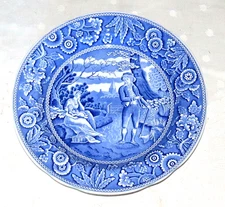 Spode Blue Room Collection Woodman 10.3/8 inch Plate - Excellent