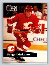 1991-92 Pro Set - Sergei Makarov #39 Calgary Flames Hockey Card