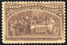 US Stamps # 234 MNH F-VF Columbian Fresh Scott Value $150.00